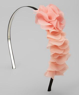 Chiffon Ruffle Flower Headband