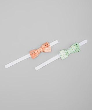 Mint Gold Foil Headband Set of 2