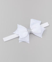 Rhinestone Layered Bow Headband