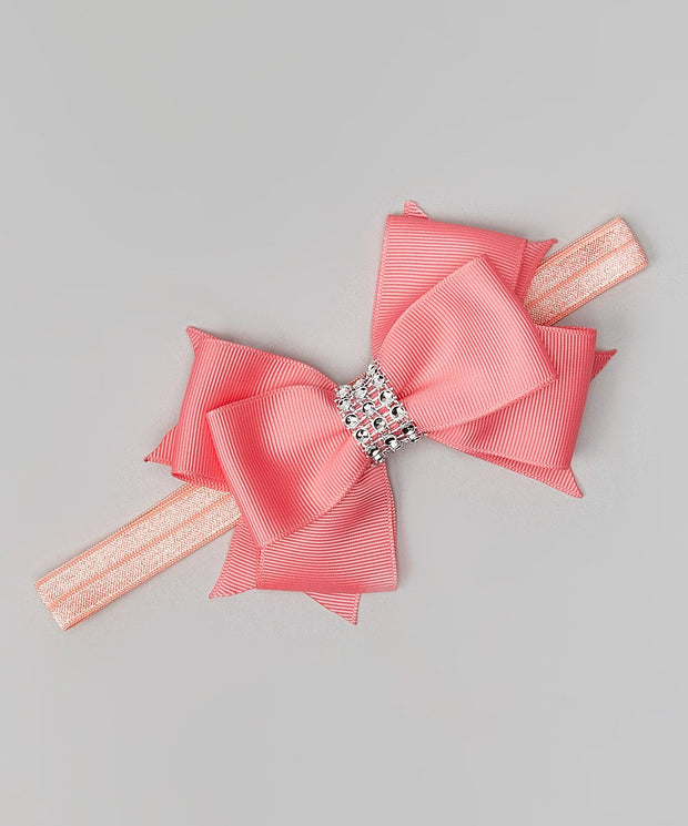 Rhinestone Layered Bow Headband