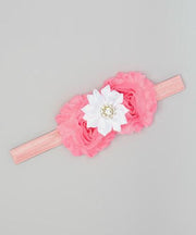 Shabby Rose Flower Headband