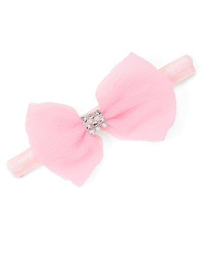 Sheer Embellished Bow Headband