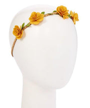 Tie Back Chic Flower Crown Headband